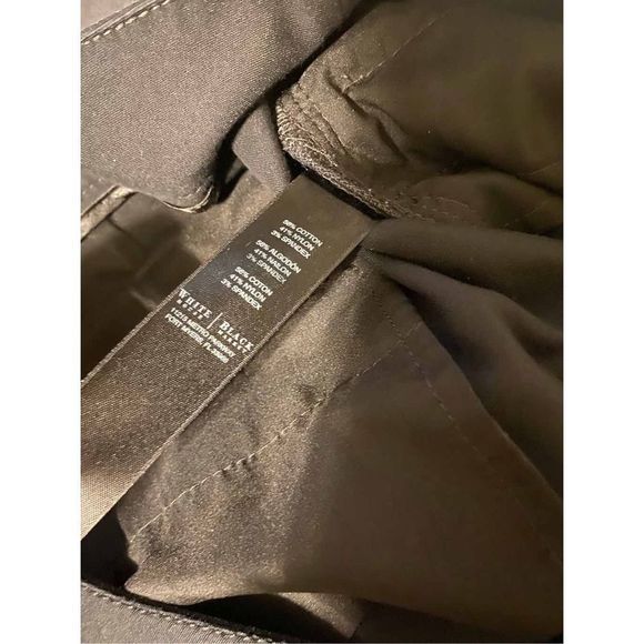 WHBM® Elle Slim Ankle Comfort Stretch Black Pant 6R, Retails $99 - Picture 7 of 9